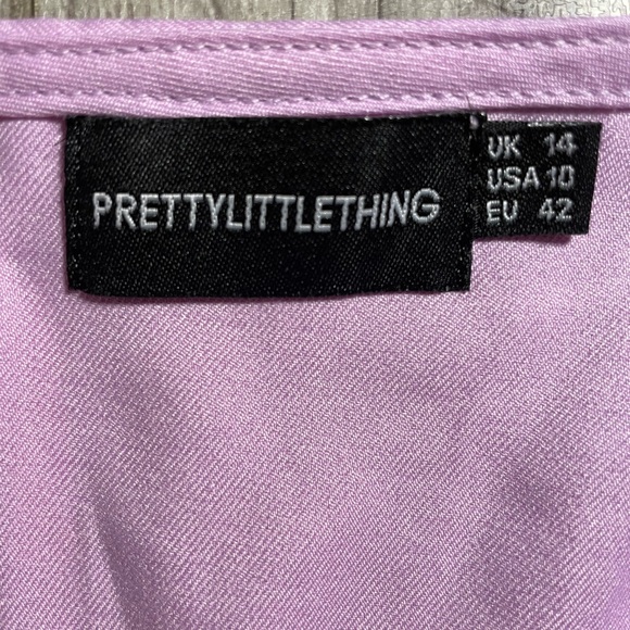 PrettyLittleThing Light Purple Ruffle Blouse - Picture 3 of 8